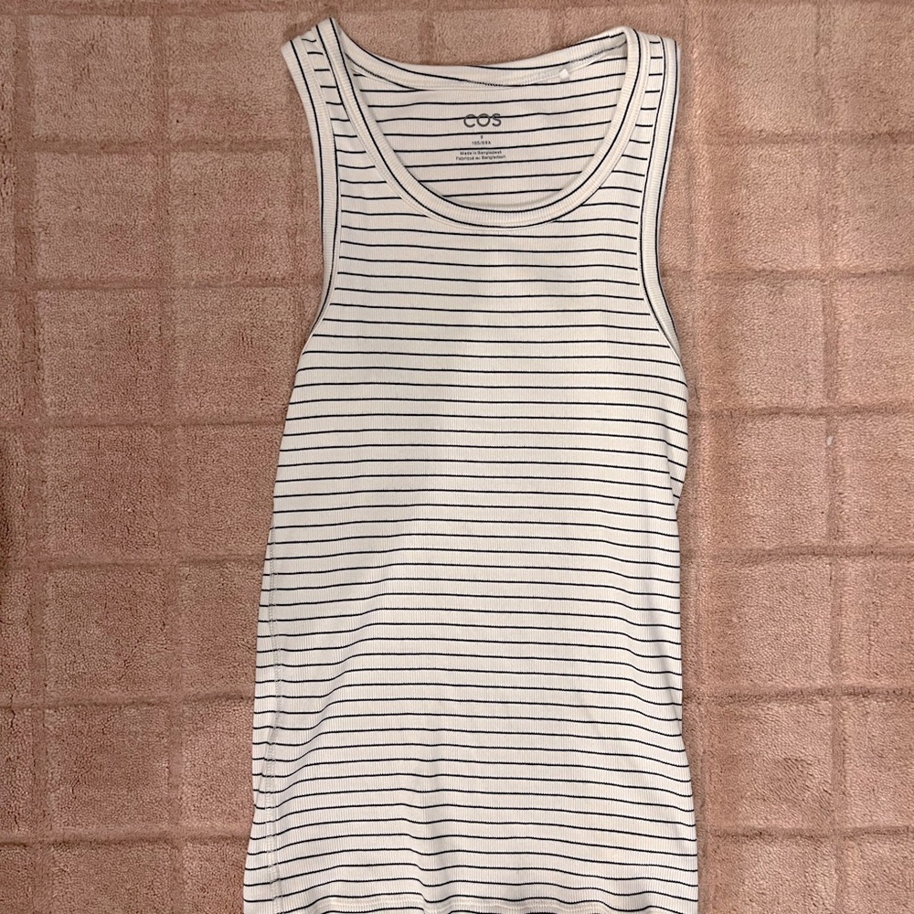 COS RIBBED TANK TOP